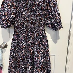 Terra & Sky Black Floral Dress